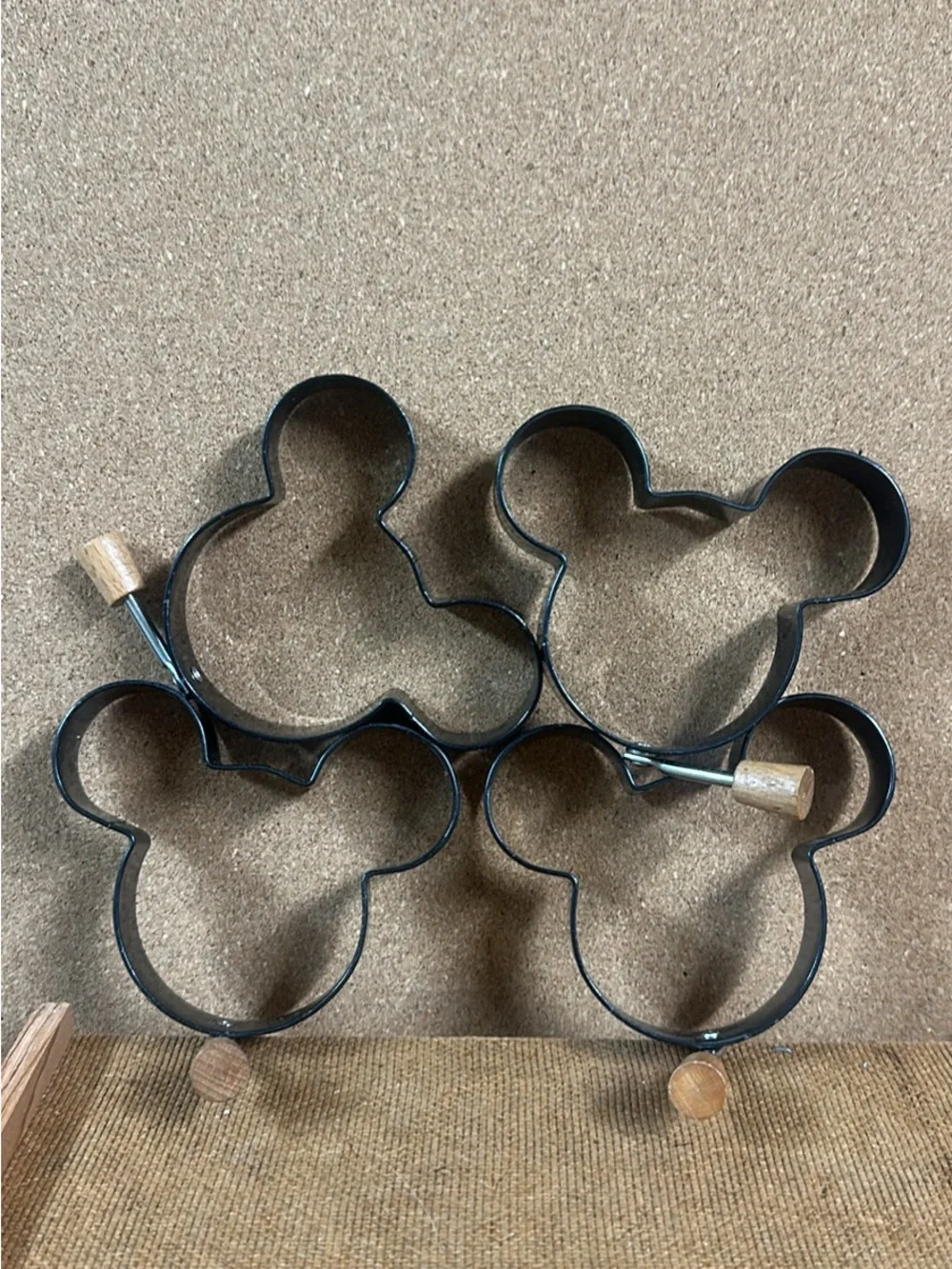 Metal Mickey Mouse-Shaped Egg/Pancake Mold or Cookie Cutter